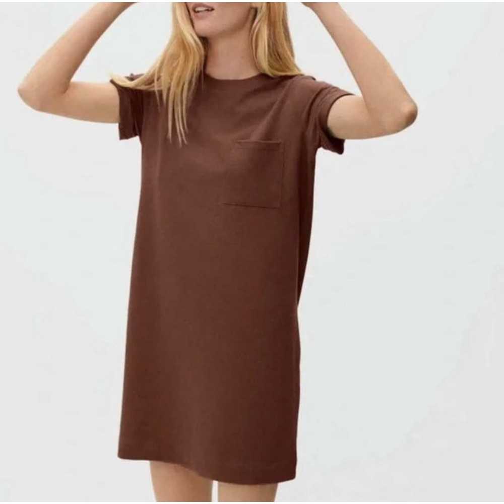 Everlane The Organic Cotton Weekend Tee Dress Bro… - image 1