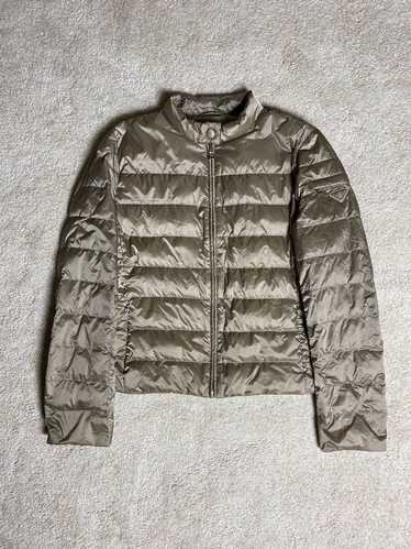 Prada Prada Milano Triangle Logo Nylon Puffer Down