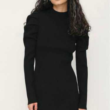 sly Puff Sleeve Mini Dress Long Sleeve