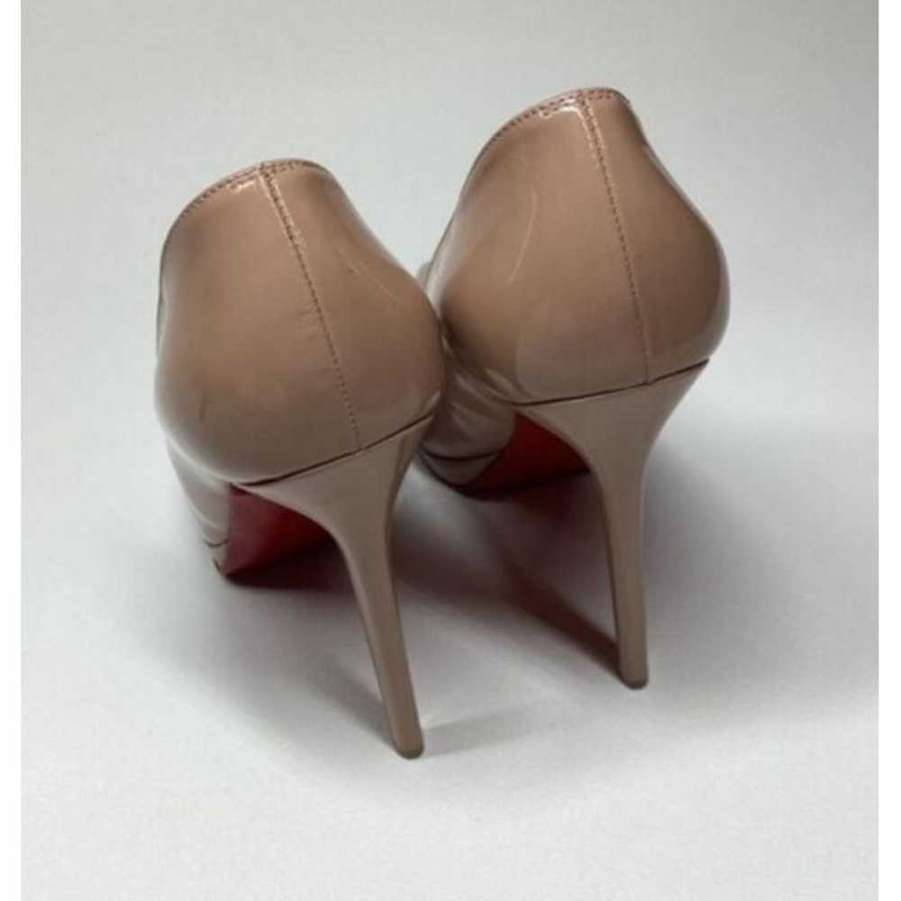 Christian Louboutin Pigalle Plato leather heels - image 4