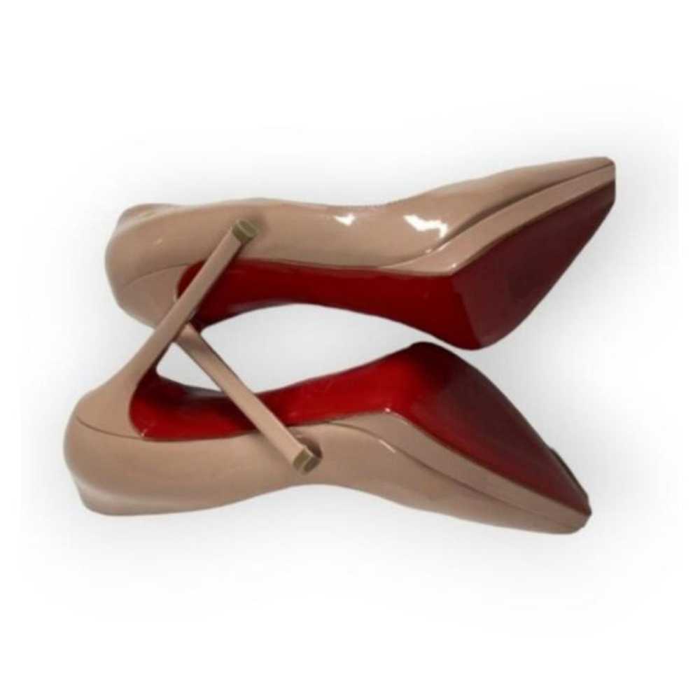 Christian Louboutin Pigalle Plato leather heels - image 7