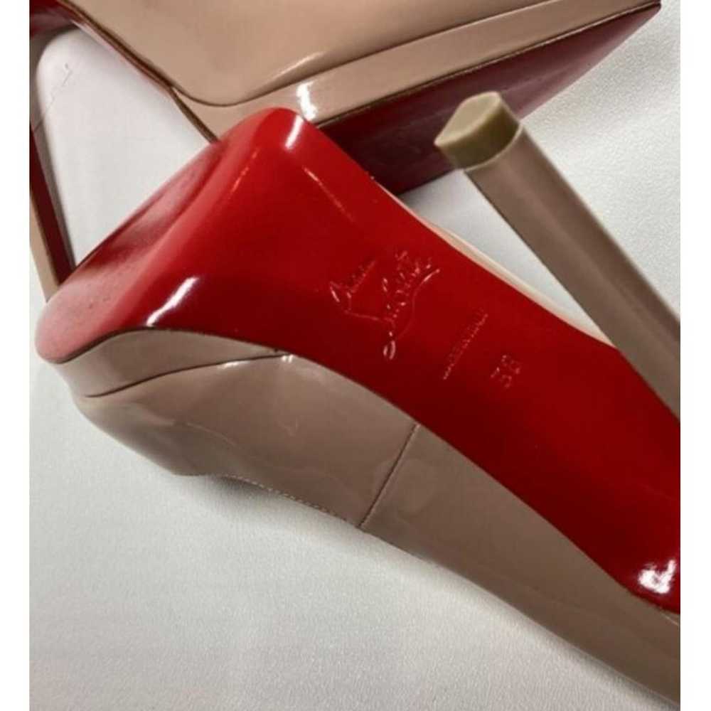 Christian Louboutin Pigalle Plato leather heels - image 8