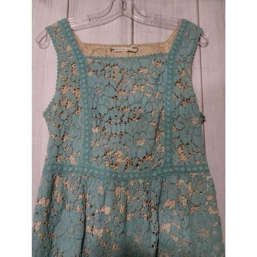 Chelsea & Violet Dress Ladies Medium Blue Lace Sl… - image 3