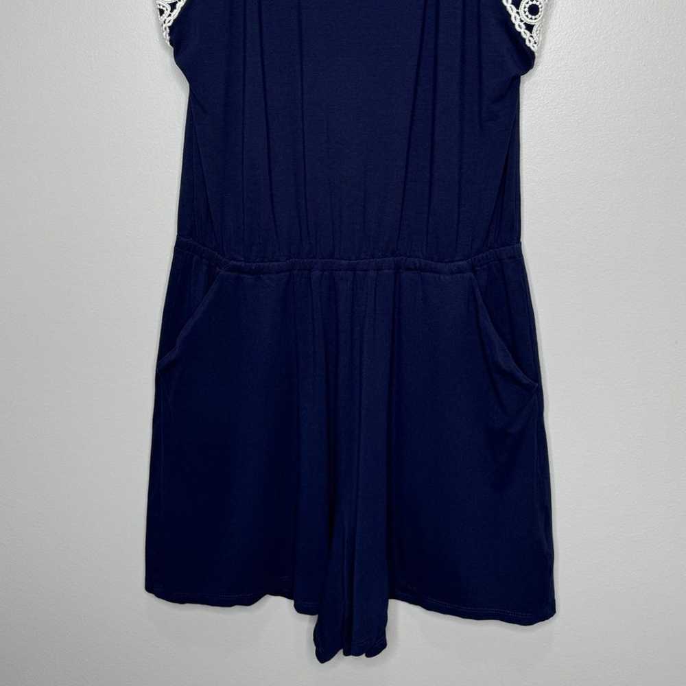 Lilly Pulitzer Women Lala Romper Size Medium Navy… - image 6