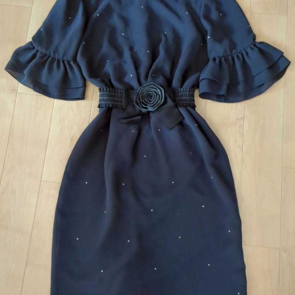 ♡HANAE MORI♡ Rhinestone One-piece Formal Dress - image 1