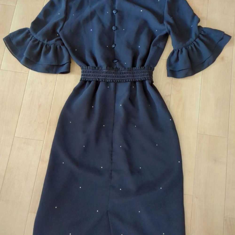 ♡HANAE MORI♡ Rhinestone One-piece Formal Dress - image 2