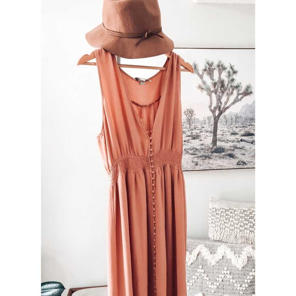 Seconds before Sunset Flowy terracotta button fro… - image 4