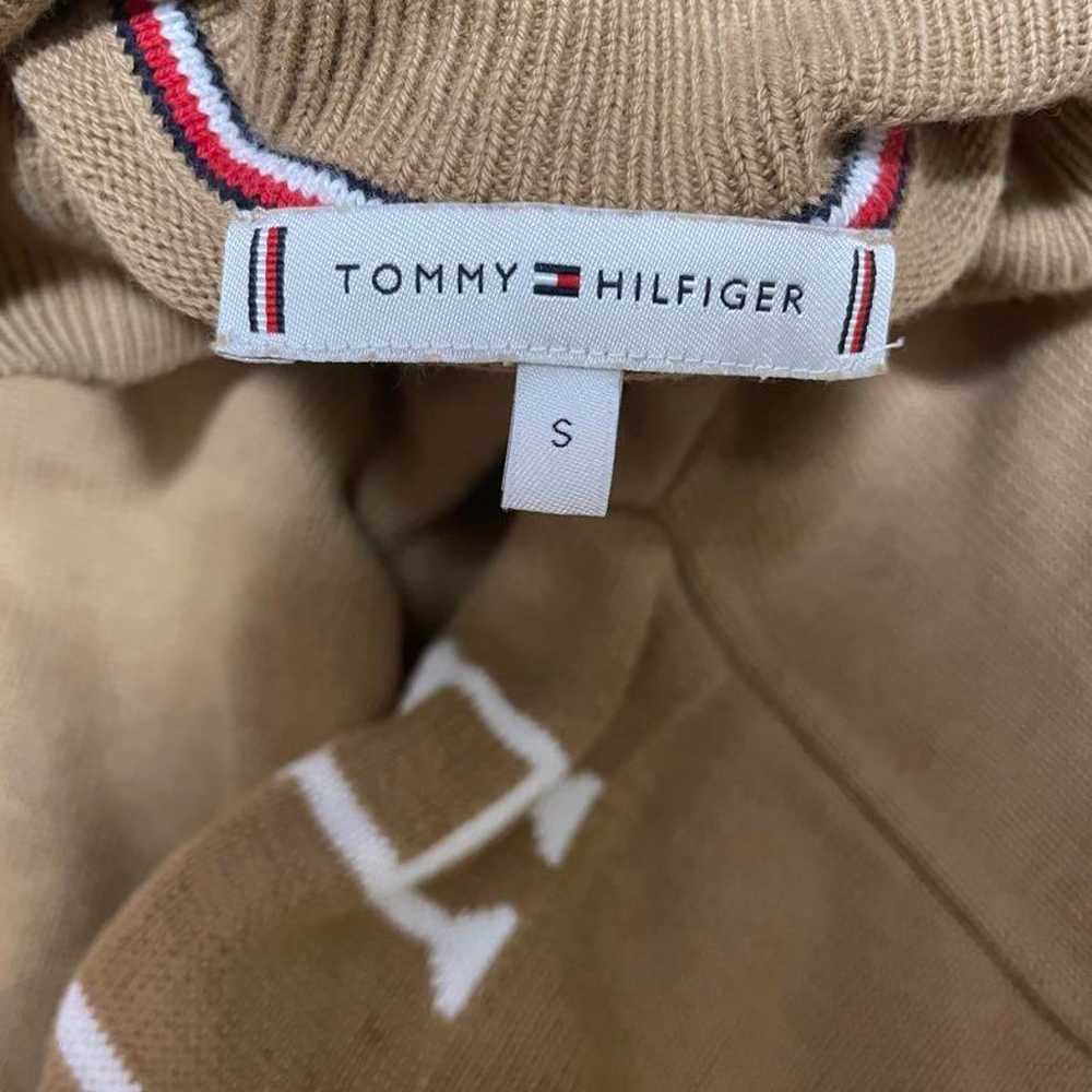 TOMMY HILFIGER Sleeve Logo Mock Neck Knit Dress - image 4