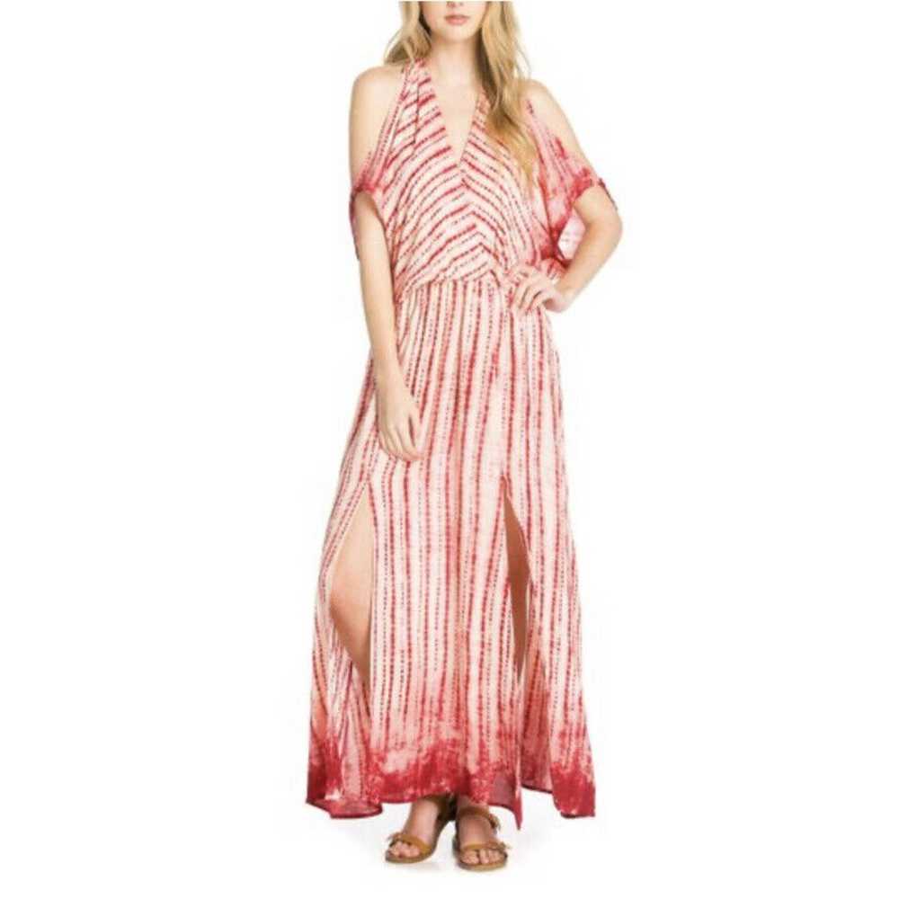 Dance & Marvel Tie Dye Open Shoulder Maxi Dress B… - image 1