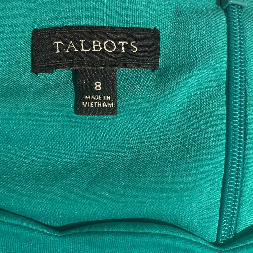 Teal talbots midi dress - image 1