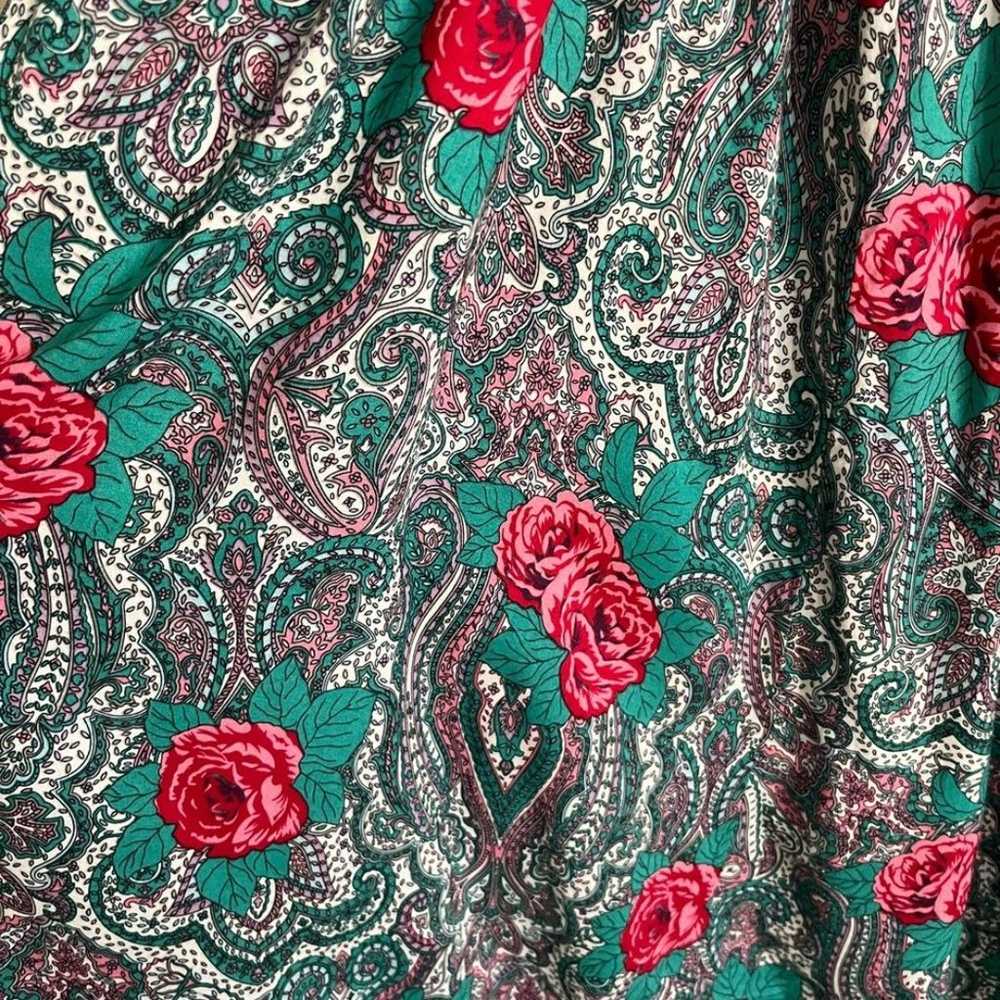 Vintage 80’s 90’s floral paisley prairie cottage … - image 10