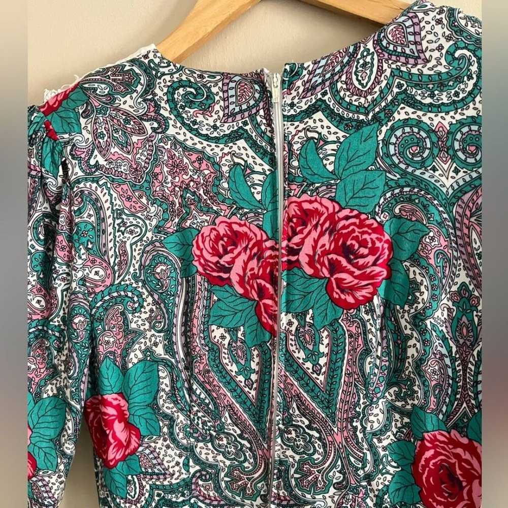 Vintage 80’s 90’s floral paisley prairie cottage … - image 11