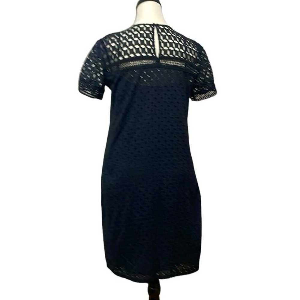 Sundance Eyelet Black Dress - Size 6 - image 2