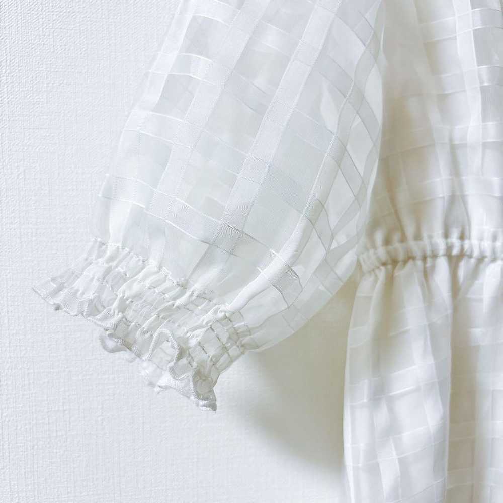 Rebecca Boutique / Straight Check Organza One-pie… - image 4