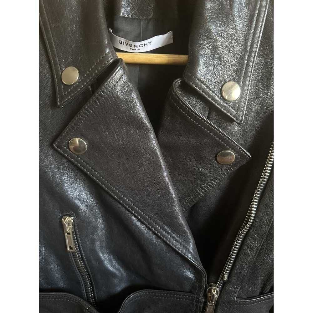 Givenchy Leather biker jacket - image 12