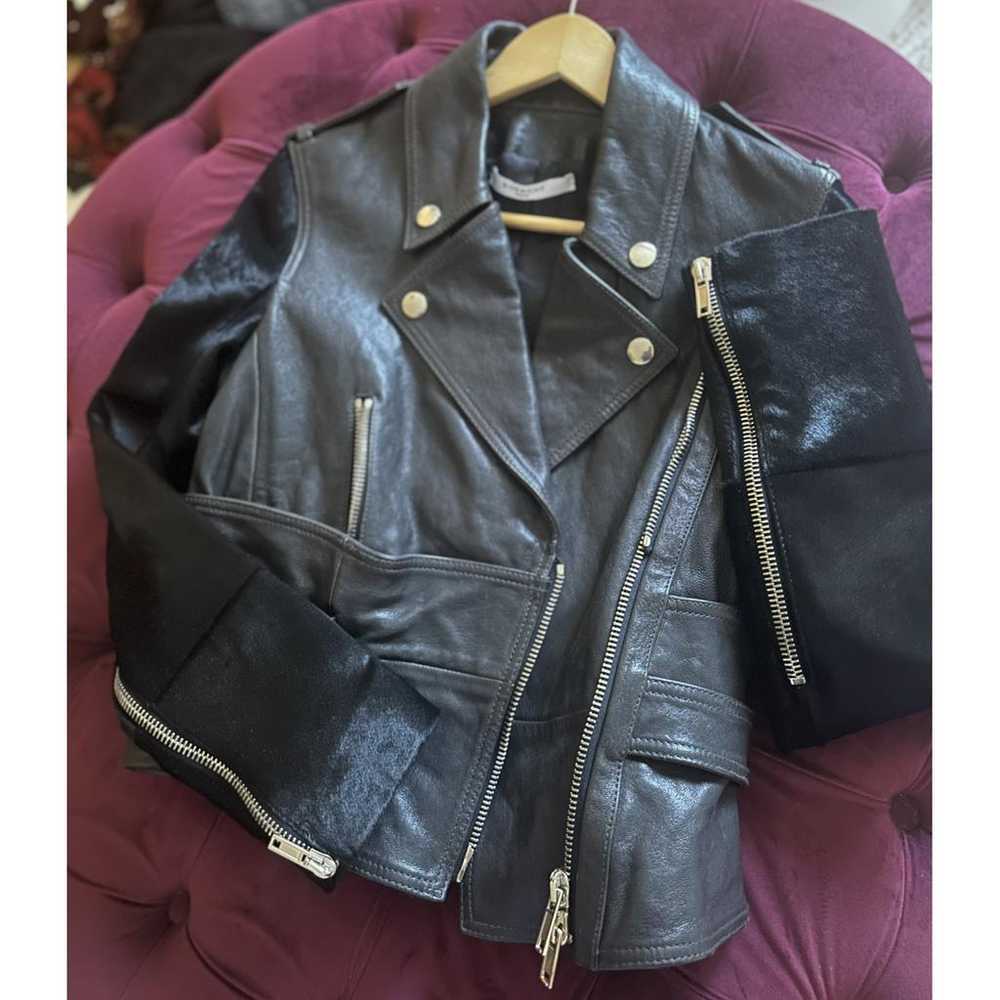 Givenchy Leather biker jacket - image 2