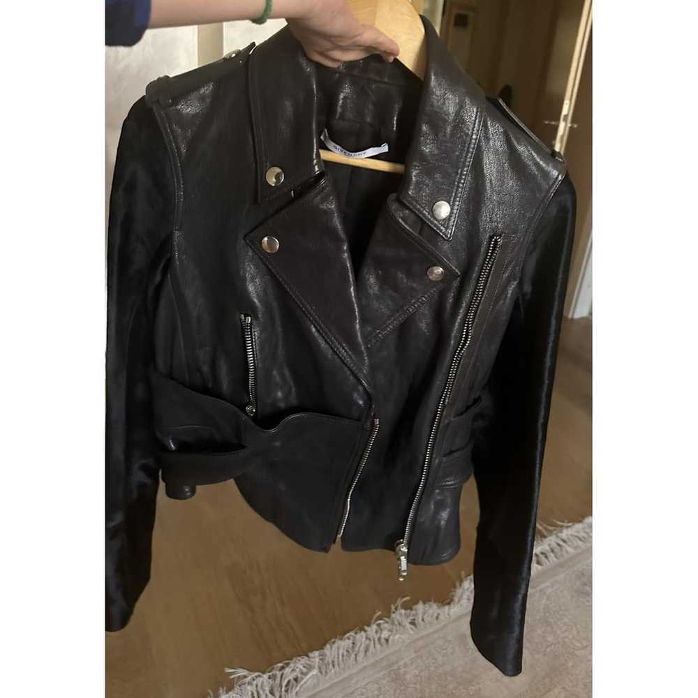 Givenchy Leather biker jacket - image 3