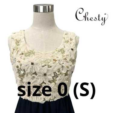 Chesty Flower Tulle Dress One-Piece 0 Floral S - image 1