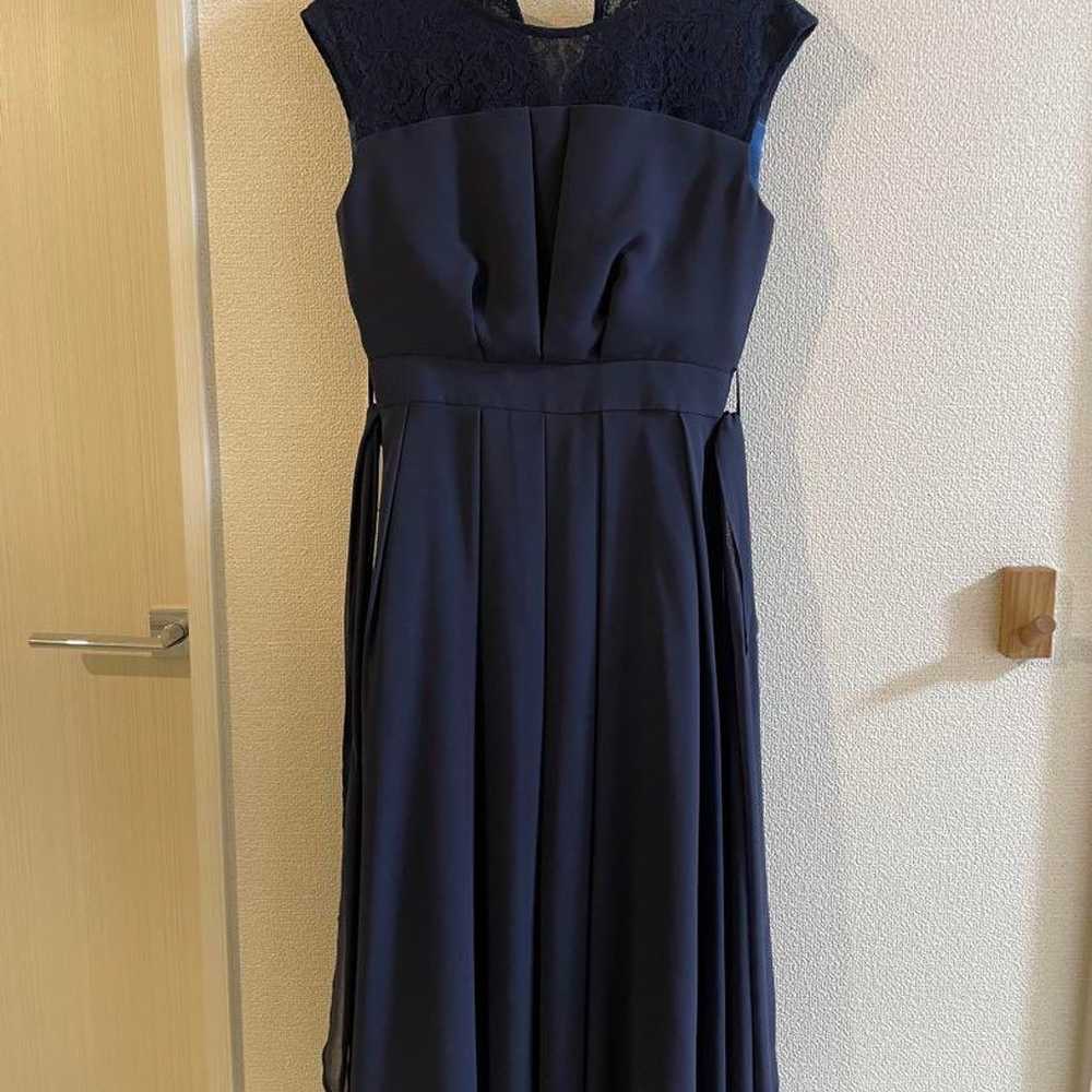 Navy Lace Dress A-Line Proportion Body Dressing I… - image 2