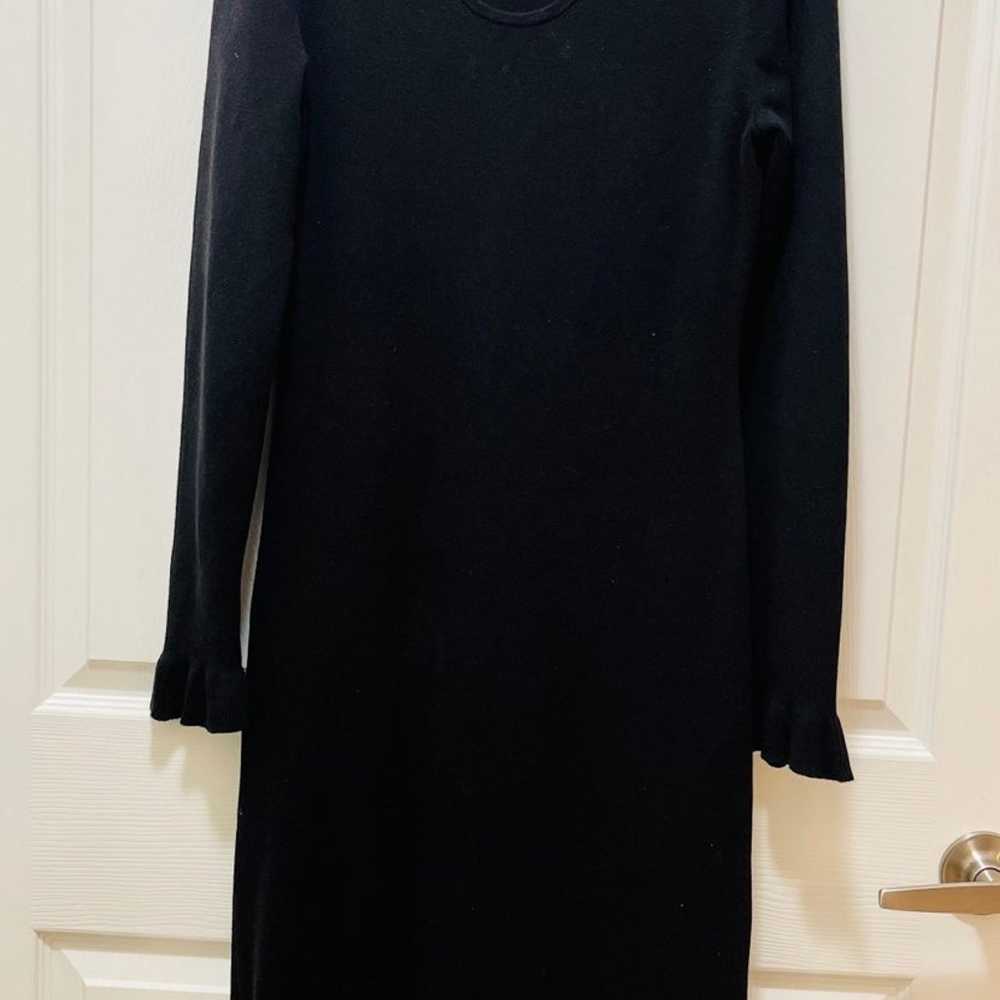 Rachel Parcell  Knit Sweater Dress Size M Black R… - image 1