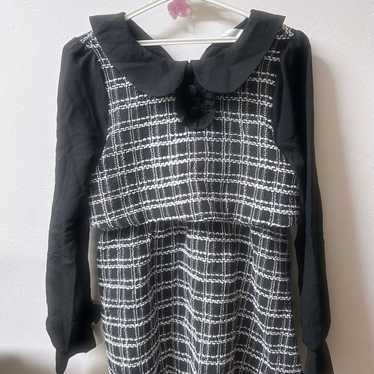 Dear my retailer love plaid collared dress L