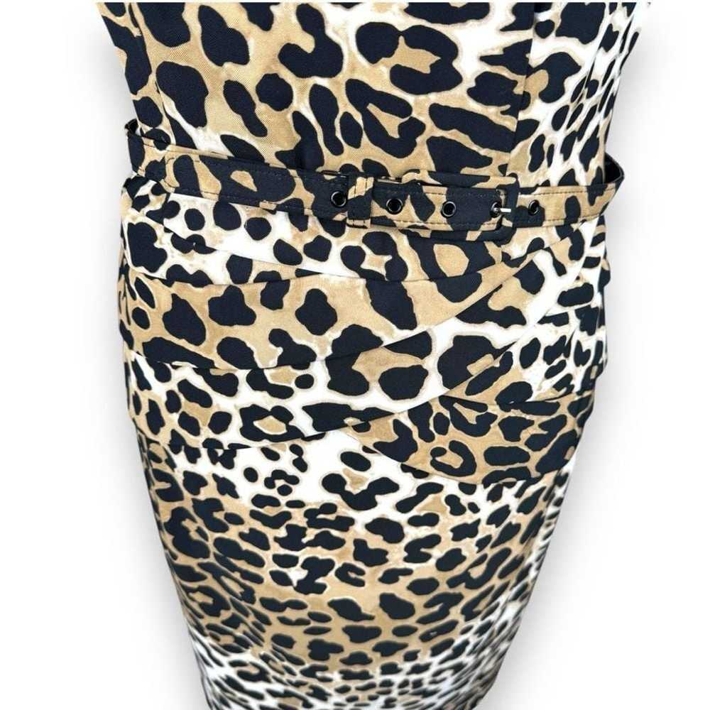 Cache Dress Size 8 Leopard Animal Print Glam Rock… - image 3