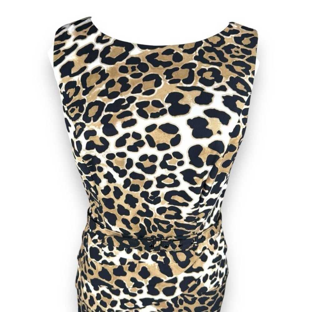 Cache Dress Size 8 Leopard Animal Print Glam Rock… - image 7