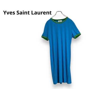 【Yves Saint Laurent】Dress, Short Sleeve, Long Len… - image 1