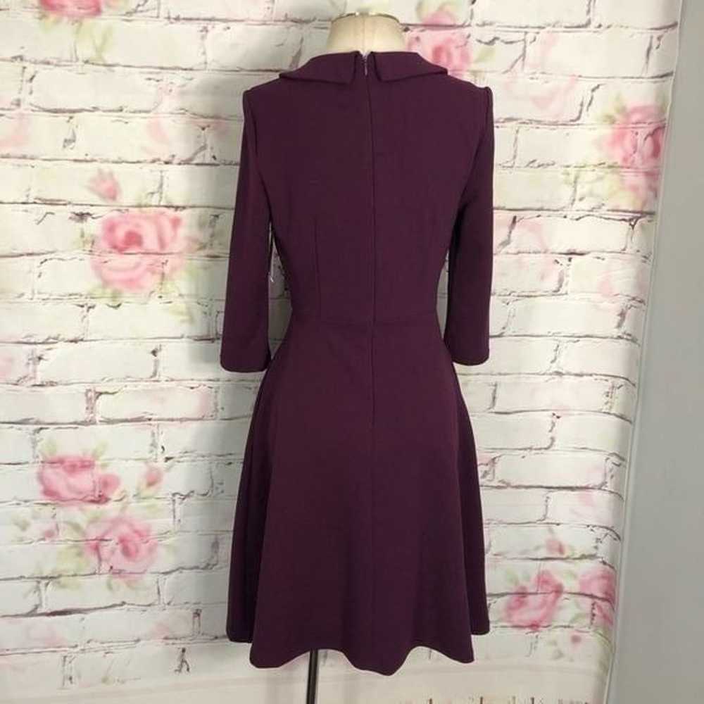 Alexia Admor Zoey purpke tie neck 3/4 sleeve dress - image 6