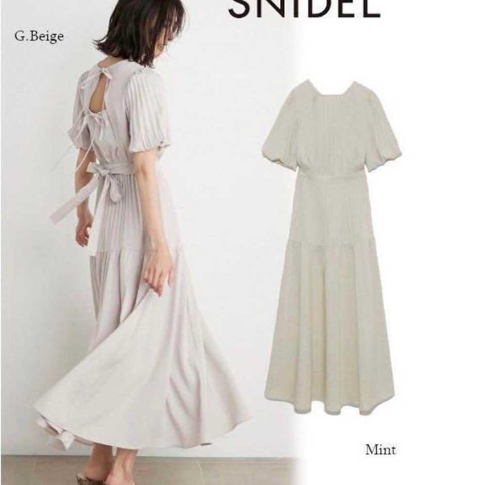 【Excellent Condition】snidel Back Design Pleated O… - image 1