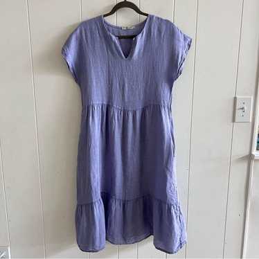 Francesca Bettini midi linen dress with pockets - image 1