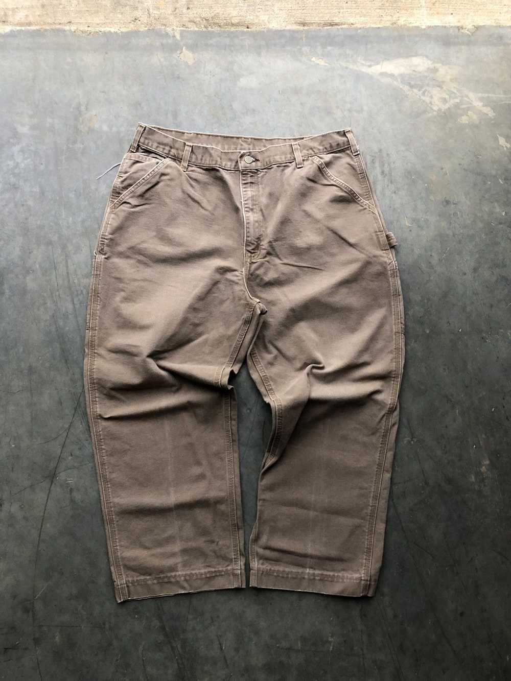 Carhartt × Streetwear × Vintage Faded brown carha… - image 1