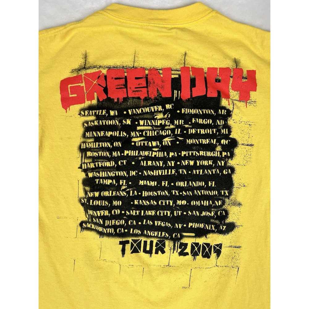 Anvil Green Day Tour 2009 Shirt Men’s Size Medium… - image 7