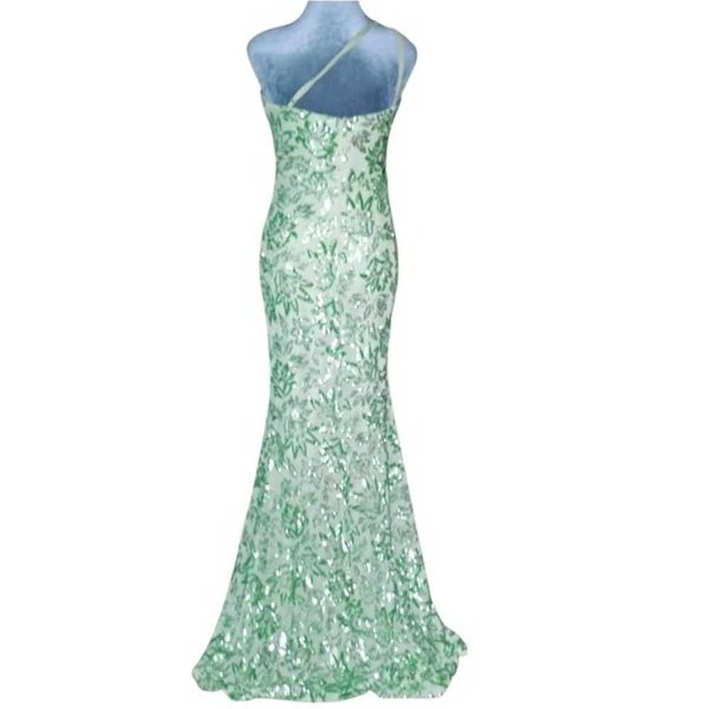 Meredith Formal One-Shoulder Sequin Mermaid aDres… - image 4