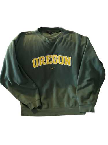 Nike × Vintage VTG Nike Sweatshirt Mens L Oregon … - image 1