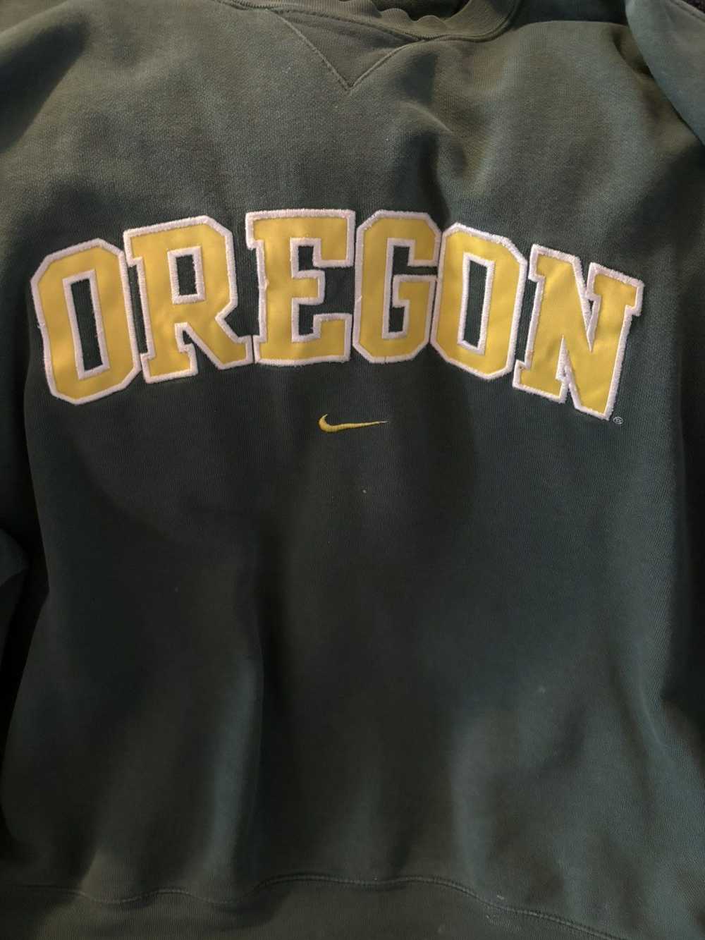 Nike × Vintage VTG Nike Sweatshirt Mens L Oregon … - image 3