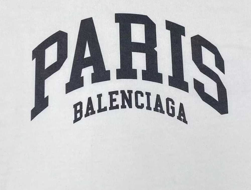 Balenciaga Balenciaga Paris printed long sleeved … - image 3