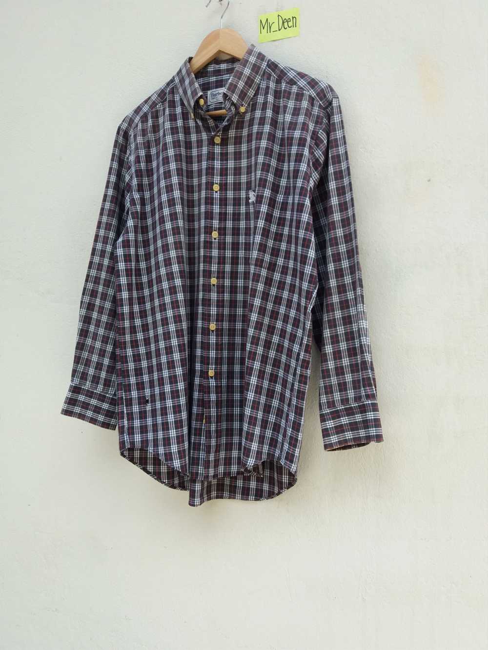 Burberry × Vintage Vintage 90s Burberry Checkered… - image 2