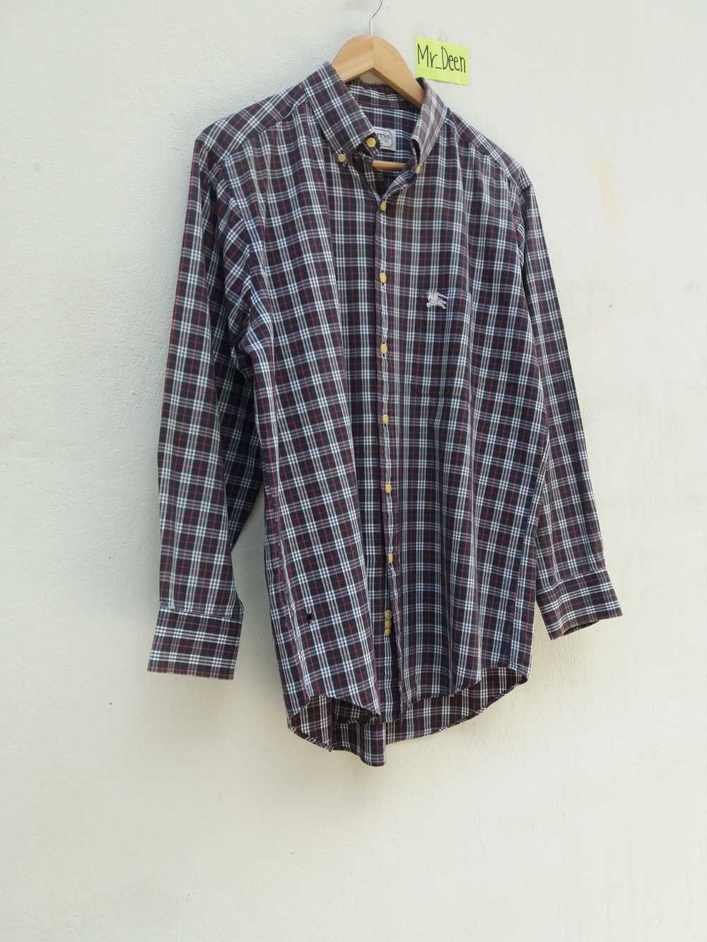 Burberry × Vintage Vintage 90s Burberry Checkered… - image 3