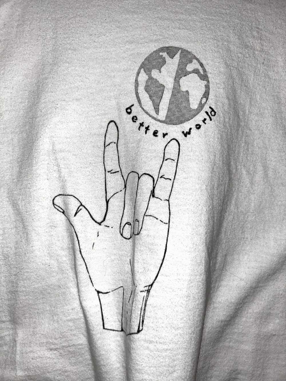 Vintage Vintage Better World Graphic Tee - image 4