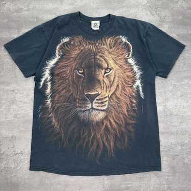 Vintage retailer 90’s Liquid Blue Lion Animal Tee