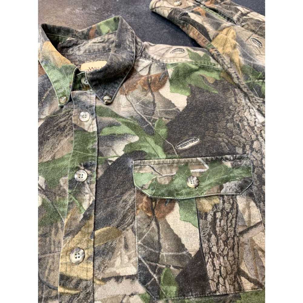 Realtree Vintage Wells Creek Shirt Men's XL Butto… - image 3