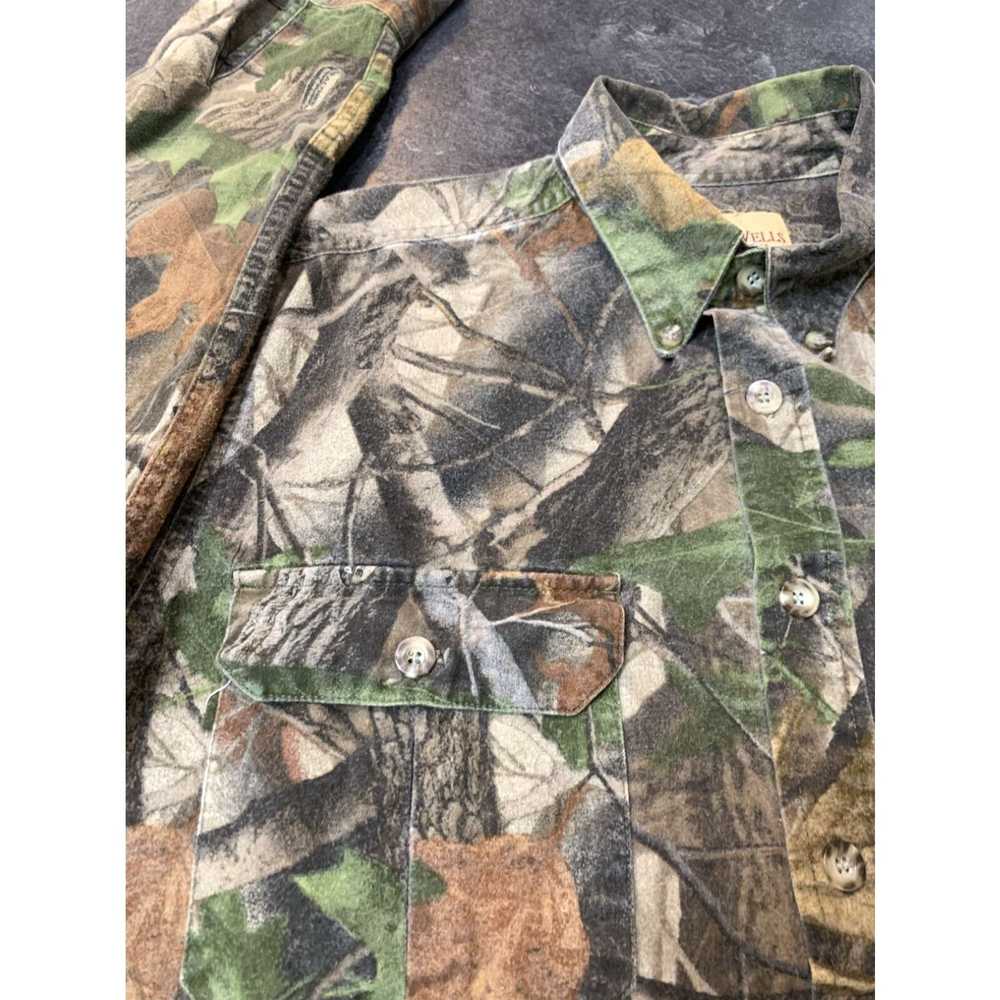 Realtree Vintage Wells Creek Shirt Men's XL Butto… - image 4