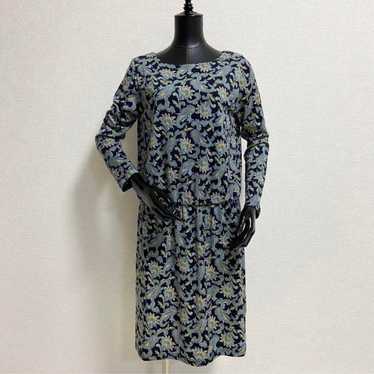 ꧁༄ TALBOTS Botanical Paisley Stretch Dress