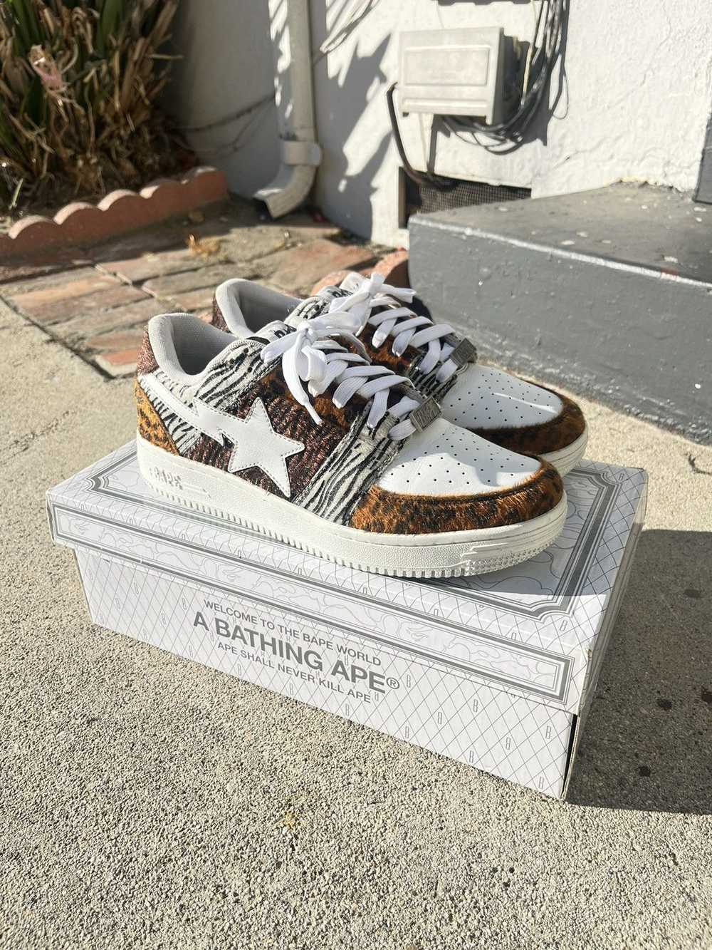 Bape Bapesta Low M2 Animal Mix - image 1