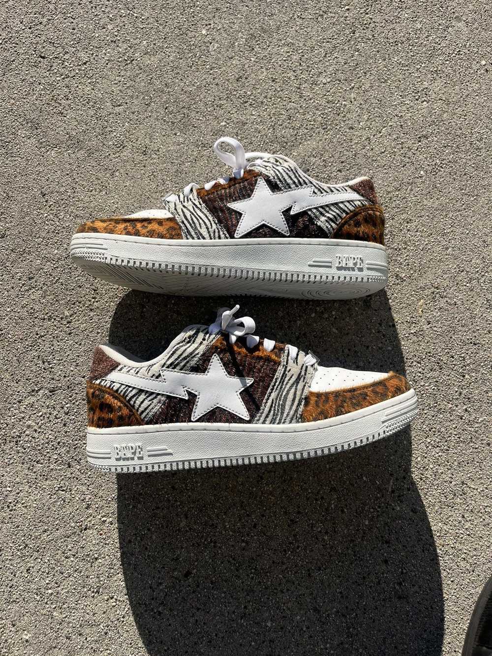 Bape Bapesta Low M2 Animal Mix - image 3