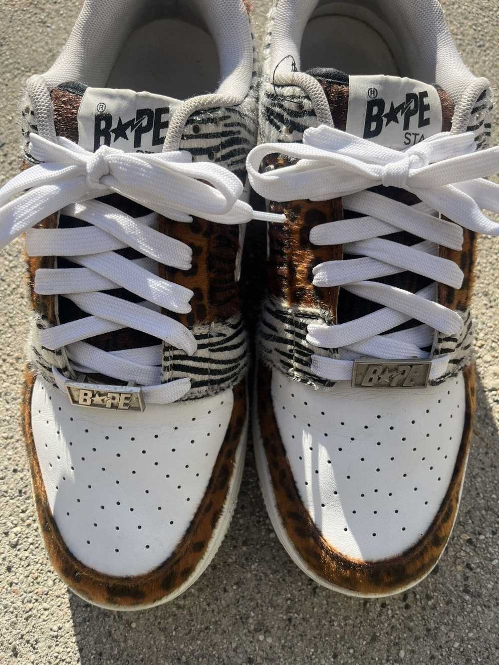 Bape Bapesta Low M2 Animal Mix - image 5