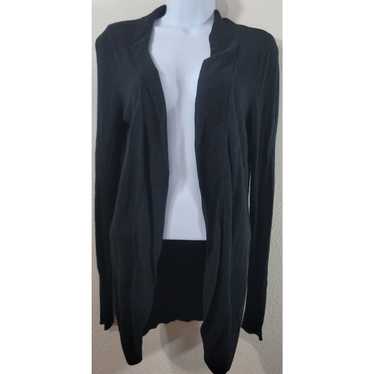 Mossimo Mossimo Black Open Front Cardigan Sweater 