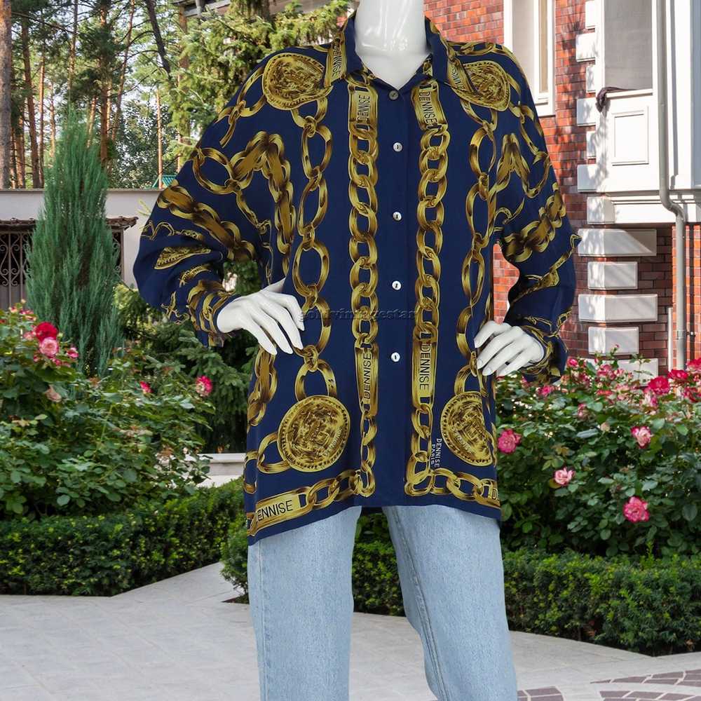 Other Gianna Dennise Paris Silk Blouse L Street L… - image 3