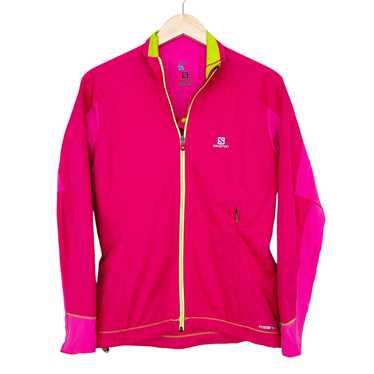 Salomon Salomon Pink Soft Shell Full Zip Jacket S… - image 1